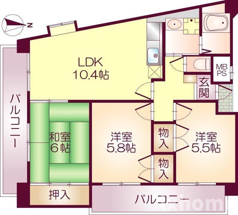スプリングハイツ221の間取り