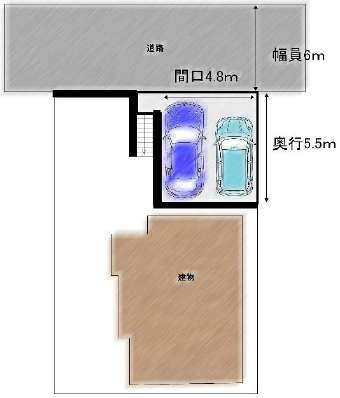 厚木市みはる野　中古戸建の区画図