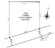 箕面市新稲４丁目　土地の画像