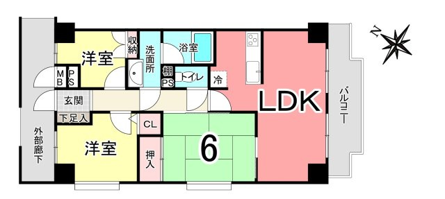 センチュリー足利リバーサイドの間取り