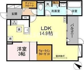 Euzak Residence Gifu Westの間取り