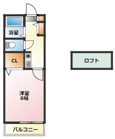 ベルシオン桐生第二の間取り