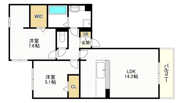 モンシャトーブランの間取り