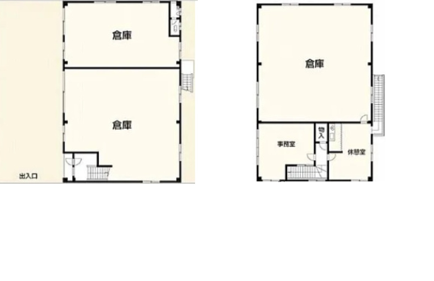 草津市草津４丁目の倉庫の間取り