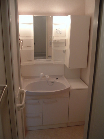 テラス桐ヶ谷の洗面所|忙しい朝に嬉しいシャンプードレッサー