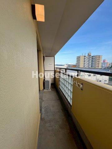 マンション本町のバルコニー