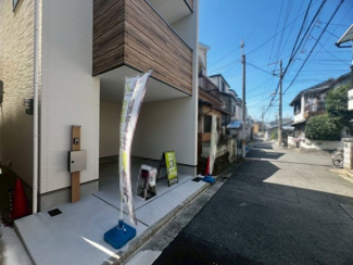 【前面道路含む現地写真】 | 庭井１丁目　新築一戸建