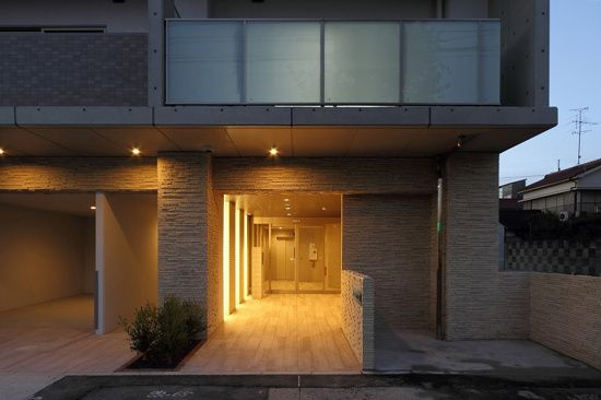 ベルデュールⅢのエントランス