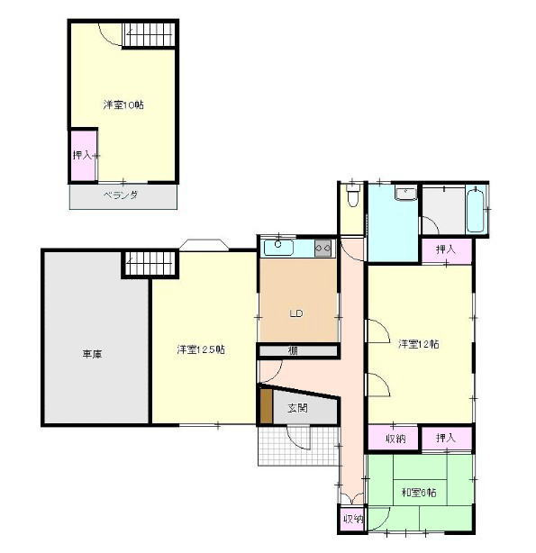 高崎市箕郷町生原　【ガレージ付リノベーション済】中古住宅