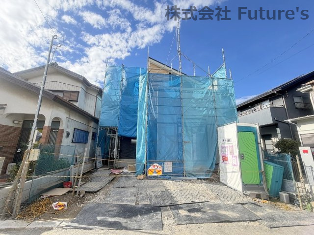 三郷市高州2丁目　新築戸建　全1棟の外観|現地の写真になります。