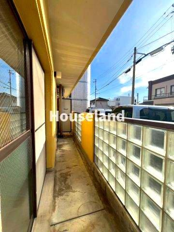 マンション本町のバルコニー