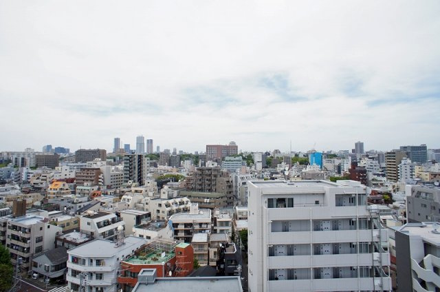 プライムメゾン早稲田通りの展望|同タイプ10階からの眺望です
