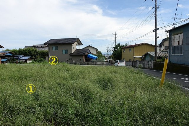 高崎市箕郷町矢原　【全２区画】売地①の外観|北から南方向