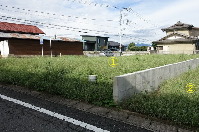 高崎市箕郷町矢原　【全２区画】売地①の外観|南西から北東方向