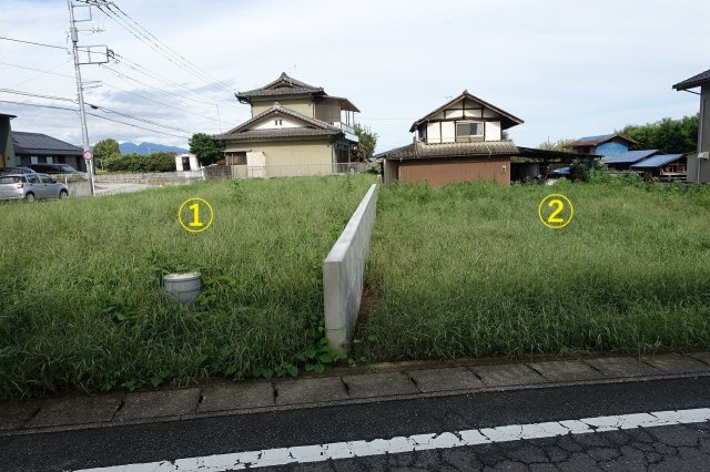高崎市箕郷町矢原　【全２区画】売地①の外観|南側境界を西から東方向