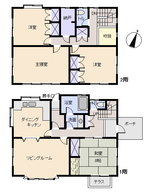 伊東市　伊豆急伊豆高原地区の間取り