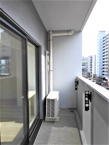 プレイス白壁のバルコニー|バルコニー　※同タイプの部屋のお写真です