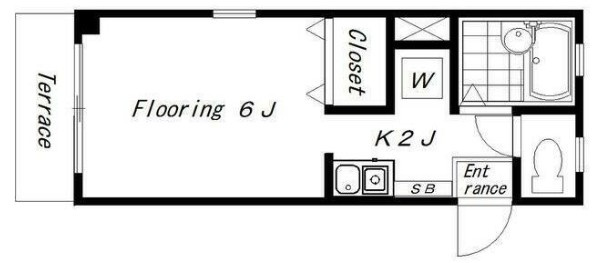 アカツキパレスの間取り