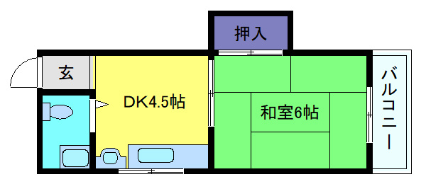 宝ビルの間取り