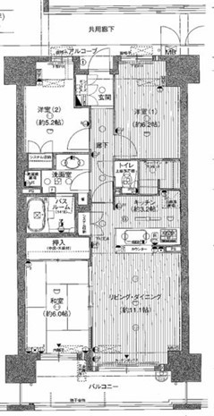 アスティミア四天王寺東クレステージの間取り