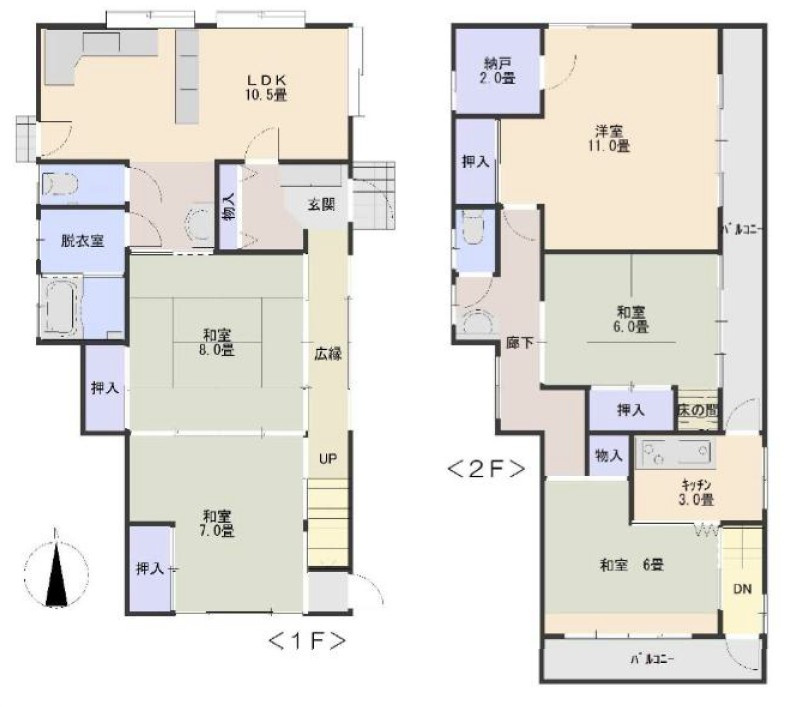 【中古戸建】高崎市石原町の間取り|■間取り図｜敷地面積：145.15（約43.91坪）　建物面積：132.88（約40.20坪）