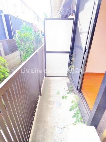 ヴィラ・ファミーユ　Aのバルコニー