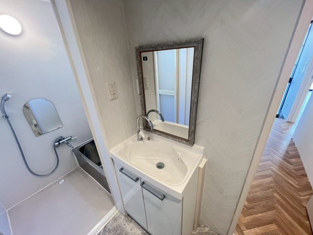 千代が丘2丁目貸家の独立洗面台