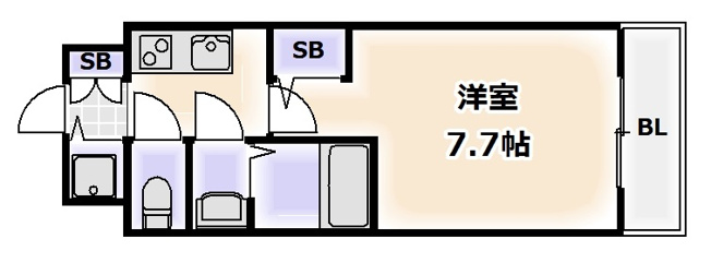 【間取り】 | S-RESIDENCE難波Briller