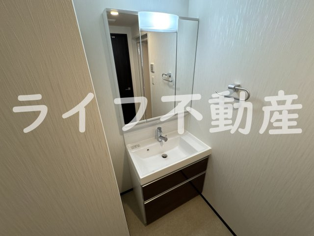 プレジオ長田の独立洗面台|独立洗面化粧台付き