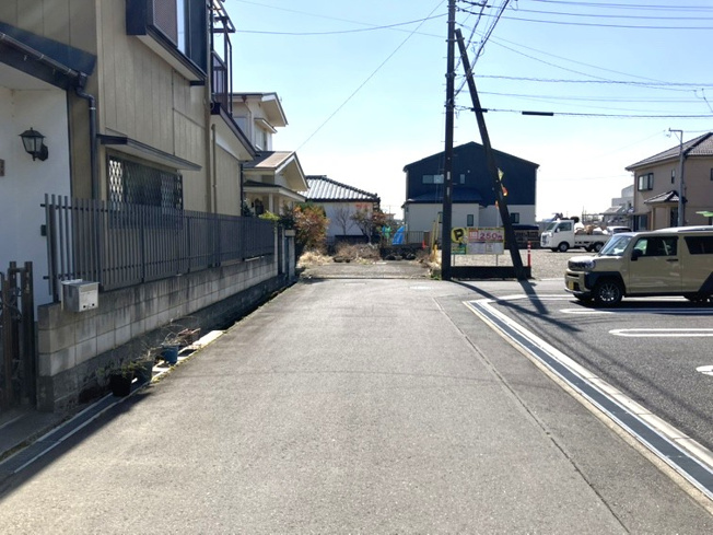 【前面道路含む現地写真】 | 川越市山田　売地