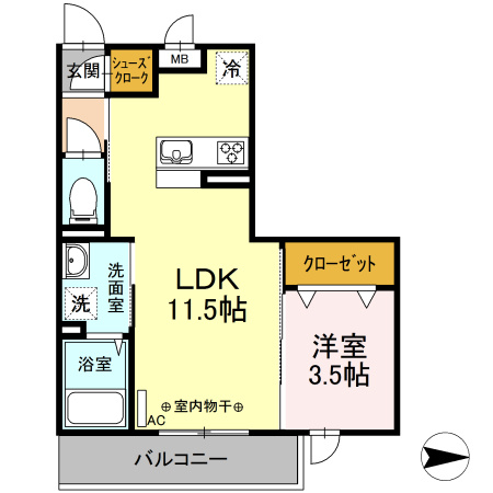 シエルレジデンスの間取り