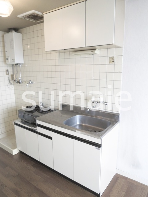 バーズフラットⅡのキッチン|２口コンロが置けるキッチンです。