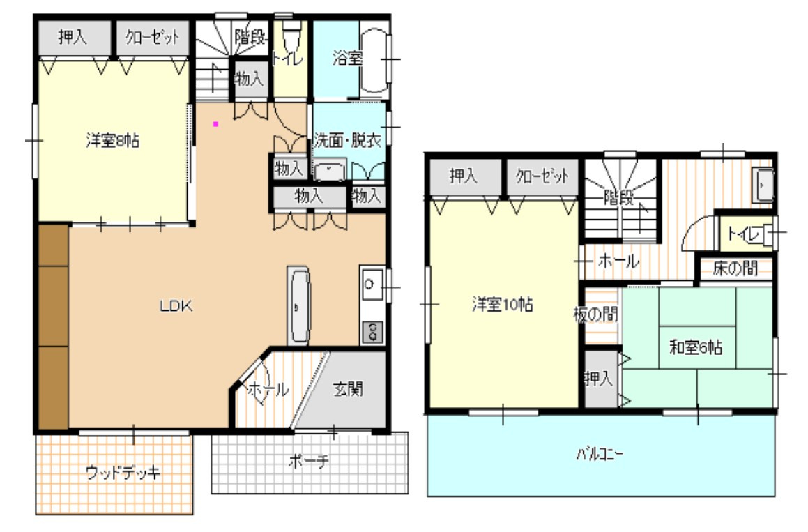 【中古戸建】伊勢崎市長沼町の間取り|■間取り図｜敷地面積：216.12（約65.37坪）　建物面積：119.23（約36.06坪）