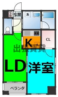 仲介手数料0円！！レインボーピア原の間取り