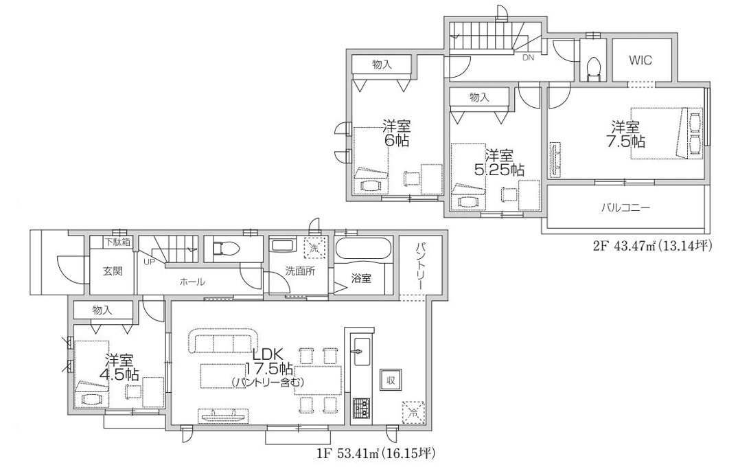 ハートフルタウン狭山笹井２期　全１棟