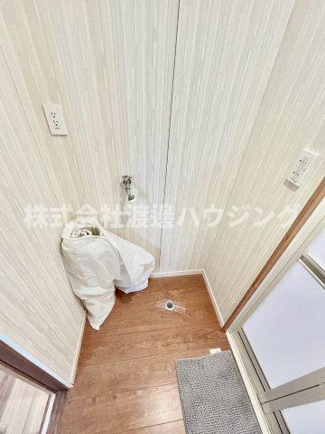 豊中市立花町一戸建の設備|室内洗濯機置場