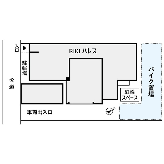 【間取り】 | ＲＩＫＩパレス駐車場