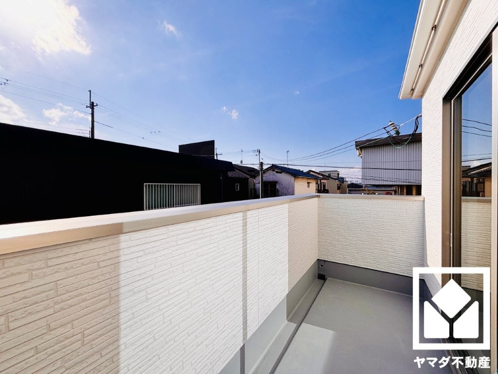 栗東市林　1期　1号地のバルコニー