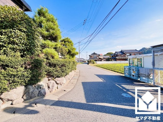 栗東市林　1期　1号地の前面道路含む現地写真