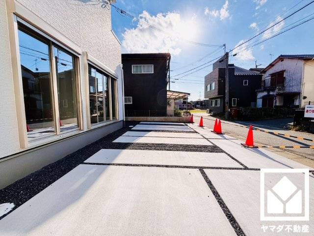 栗東市林　1期　1号地の駐車場