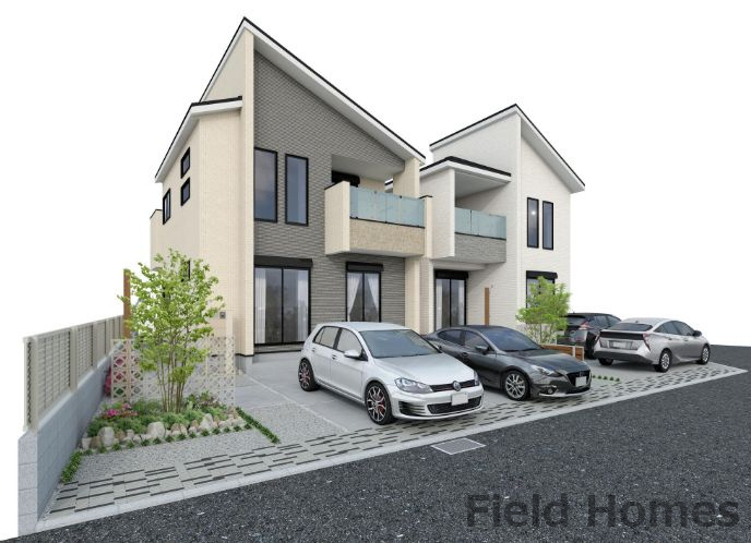 茅ヶ崎市浜須賀新築戸建て　1号棟の外観|外観イメージ「茅ヶ崎市浜須賀新築戸建て」