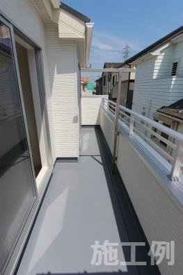 茅ヶ崎市浜須賀新築戸建て　1号棟のバルコニー|バルコニー施工例