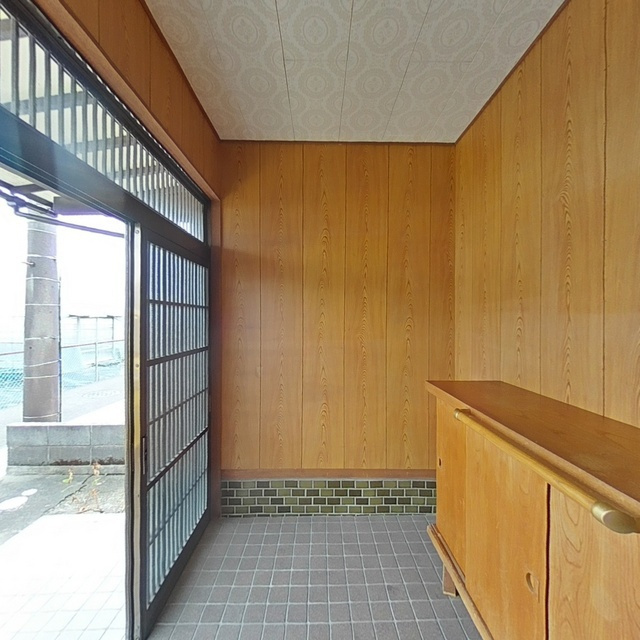 岐阜市又丸の一戸建ての玄関