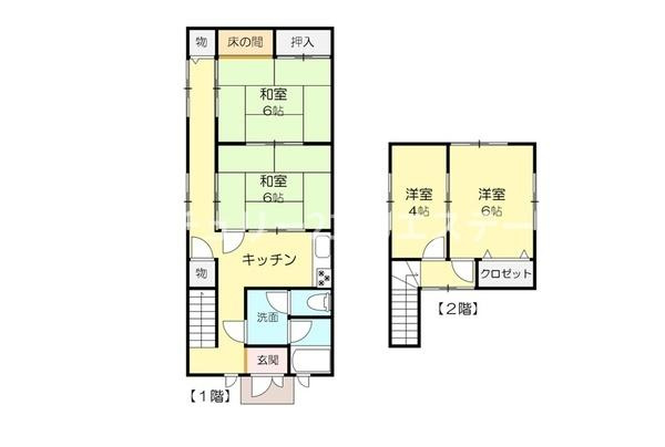 【間取り】 | 土浦市下高津２丁目