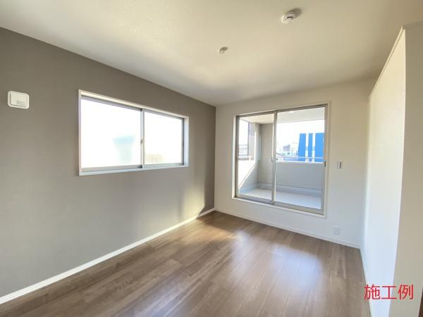 豊川市伊奈町出口59期　全3棟・3号棟の洋室|施工例