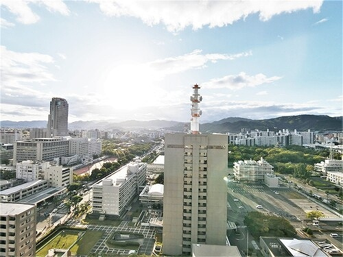 ザ・パークハウス広島タワーのその他|南西向きバルコニーからの眺望