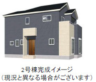 仲介手数料不要　よかタウンBloom・For:Ｍ菊池市隈府３期【隈府小・菊池南中】の外観パース|外観パースです