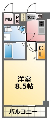 セレニテ甲子園Ⅰの間取り