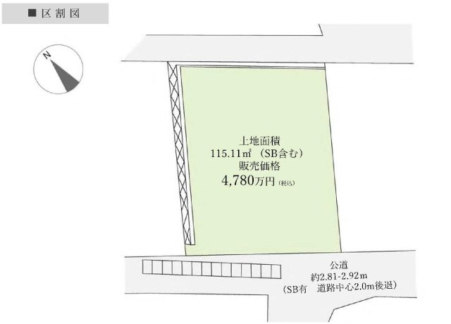 【横浜市保土ケ谷区桜ケ丘1丁目30-26新築戸建て】★仲介手数料無料★（桜台小学校・岩崎中学校）の区画図
