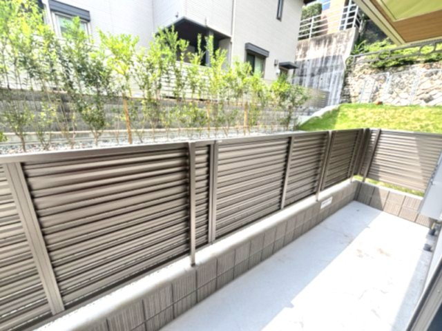 ヴィラ・モーヴのバルコニー